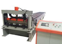 Rolo da plataforma de assoalho do metal que forma o friso automático do controle do PLC da máquina 4Kw