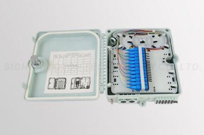 ABS and PC Ftth Distribution Box 8 / 12 Port ISO14000 Certification