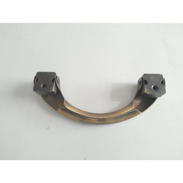 HM002 Metal Coffin Handles Die Casting color antique bronze size 20*8 cm moon shape european design