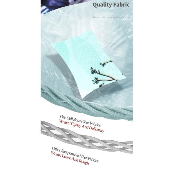 Ice Silk Mens Seamfree Boxers Cartoon Pattern Breathable Underwear Panties