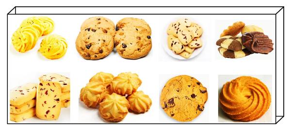 PLC Control Cookie Forming Machine Cookie Depositor Machine High Performance