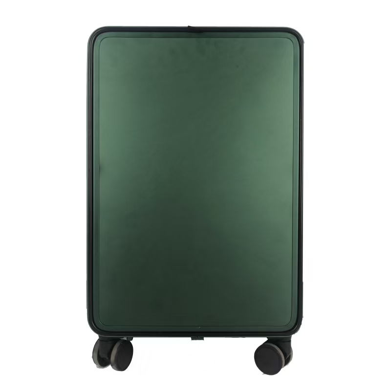Unisex Hard Side Trolley Luggage Wholesale ABS PC Material Suitcase Spinner Caster TSA Aluminum Metal Frame Travelling Check-In