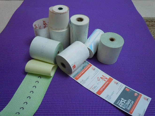 Yellow Carbonless Paper 2ply with smooth surface