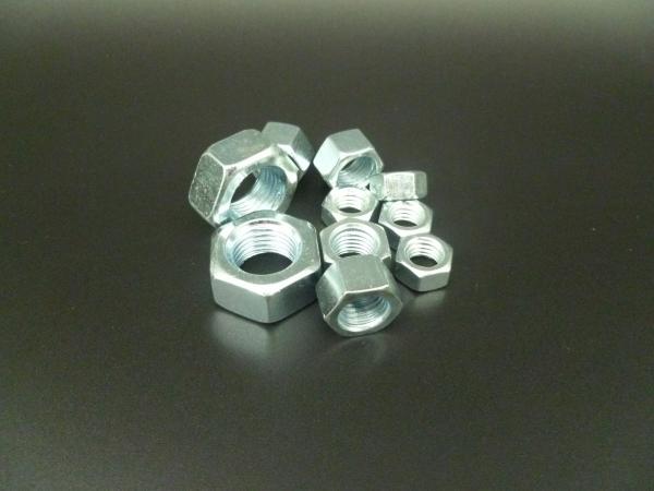 Hex Nut,DIN934,Carbon Steel Material,Grade 4,Zinc Plated Surface,SIZE M6,M8,M10