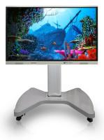 Moniteur à écran tactile interactif à hauteur réglable motorisée, tableau blanc intelligent, utilisation avec support mobile électronique, support de qualité flexible