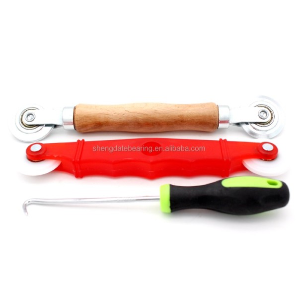 Nylon Wheels Glass Balcony Wheels Stainless Steel Screen Window Spline Roller Rubber Strip Hook Gauze Wheel Window Install Tools