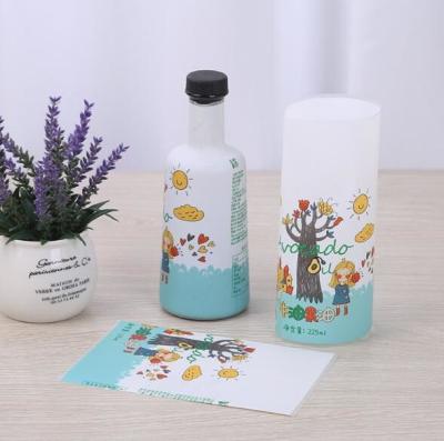 30-70 Microns Eco Friendly Plastic Packaging PET Shrink Sleeve Labels For Bottles