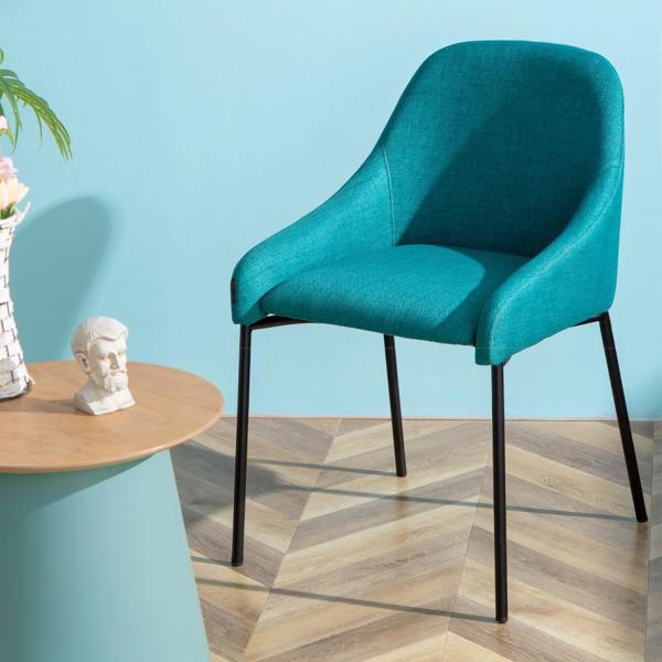 Durable Antiwear Cushioned Dining Chair Fabric Velvet Stain Resistant