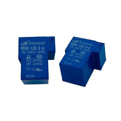 Relé de travamento magnético pequeno do NBC BaoCheng do relé NB90-12S-S-A do multi relé automático do contato