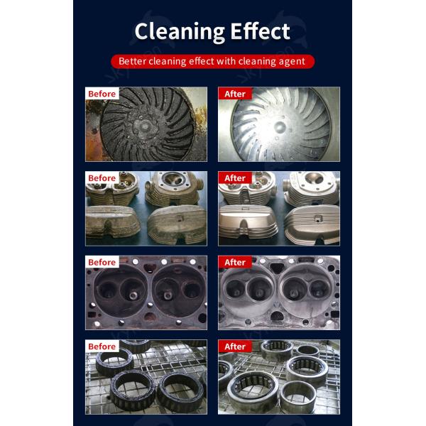 Обсаливая жара времени силы ванны уборщика индустрии 3 танков ультразвуковая регулирует полоскать чистку карбюратора прессформы DPF брызг