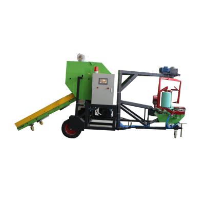 11Kw 50bales/Hr Silage Baler Machine Grass Hay Straw 6layers/Bale