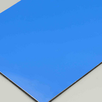 Sea Blue PE Aluminum Composite Panel 4x8 Sheets 4MM Construction Building Exterior Walls