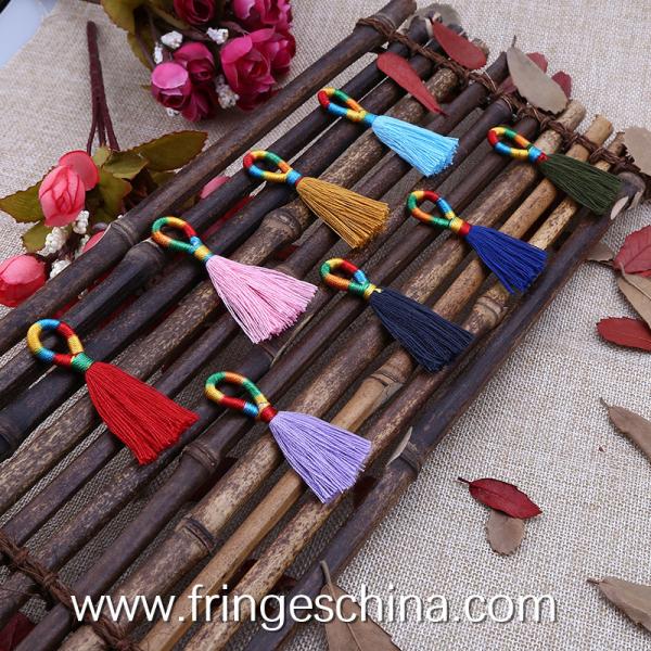 Colorful classical wholesale chinese tassels trimming fringe for costume earrings