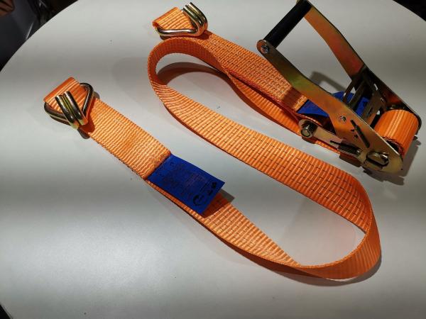 Plastic Handle Lashing Tie Down Straps , Car Lashing Straps Length 1m-200m