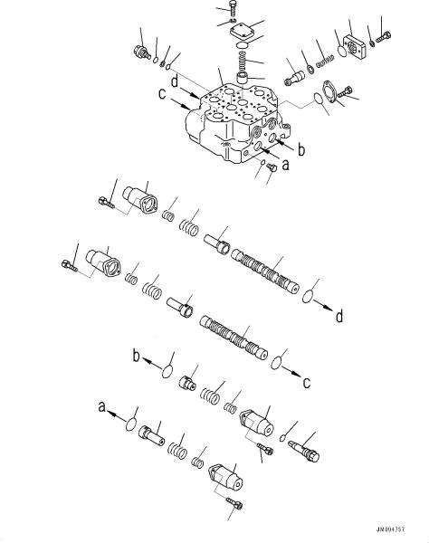 709-12-11809 7091211809 For Komatsu WA800-3E0 WD900-3 WA900-3 WHEEL DOZERS Hydraulic Main Control Valve  Construction Machinery Parts Aftermarket High quality Original