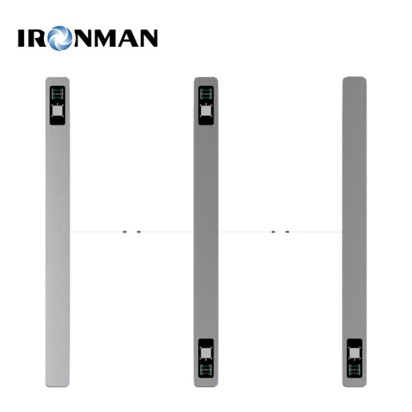 Waist High Swing Gate Turnstiles Entrance For Galvanized Steel Sheet Laser Logo For Public Toilets Gyms