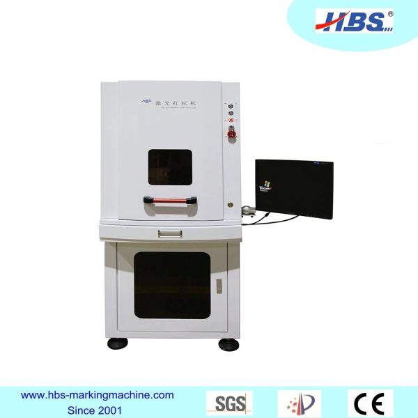 Totally Closed Hot Sell Fiber Laser Marking Machine as Laser Engraver