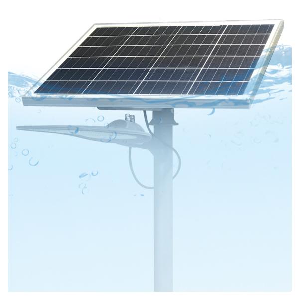 Luz de rua solar exterior impermeável solar do jardim da luz de rua ROHS do poder superior 150W 16500lm 590*270*110mm