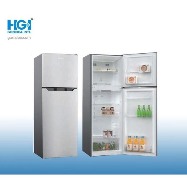                    No Frost Top Freezer Multi-Air Flow System Glass Door Refrigerator Bcd-338W              