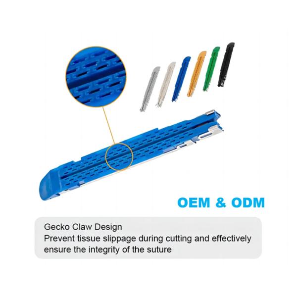Сильный пузырь Endoscopic Linear Stapler Cartridge Немецкие титановые гвозди