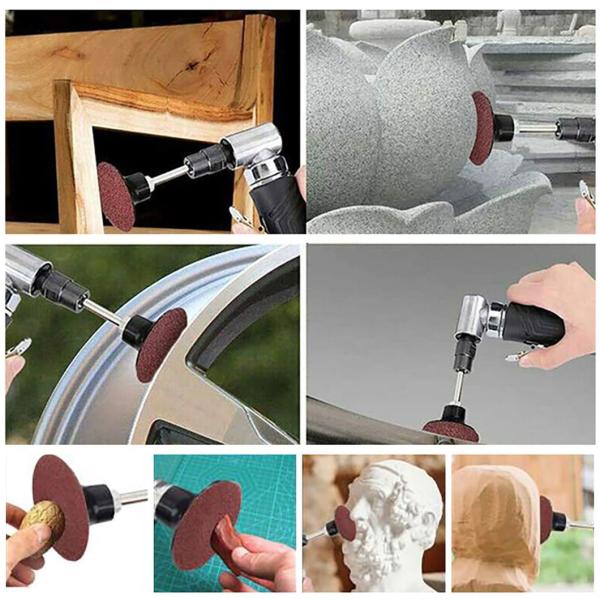 Soporte de disco de lijado Rolco Aluminio / Discos de lijado de carburo de silicio / Zirconia