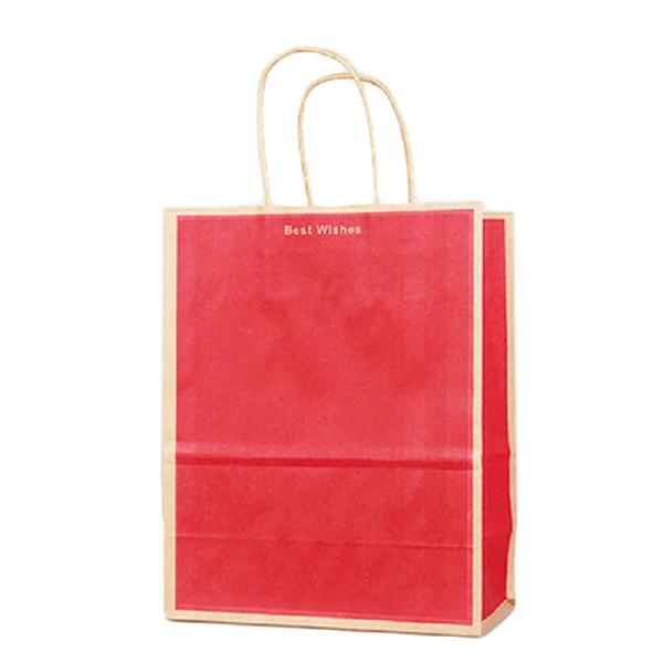 ODM/OEM Screen Printing Brown Kraft Paper Pouch Bag Gift Bags Bulk Carry Out
