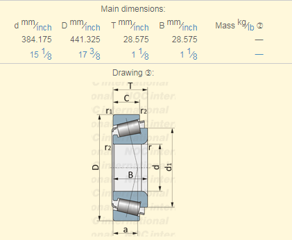 LL365348-LL365310 Single Row Taper Roller Bearing , Chrome Steel Bearing LL 365348-LL