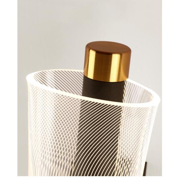 Simple Black Living Room Back Wall LED Wall Lamp Design Sense Best-selling Bedroom Bedside Acrylic Led Wall Lights