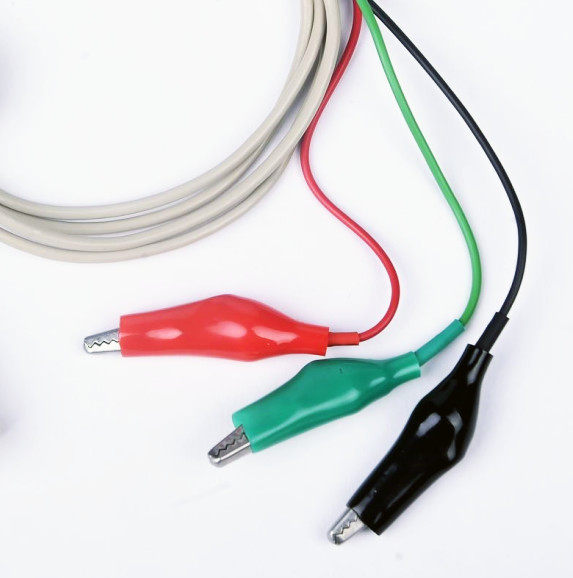 EMG защищал аллигаторные зажимы с 3 кабелем соединителя Din штыря аллигатора 5