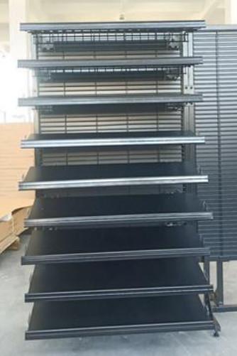 30 Width 9 Wire Shelves Retail Wall Fixtures Wall Mounted Retail Shelving