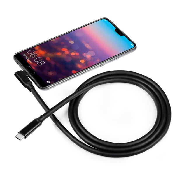 5A 100W Nylon Braided USB Cable PD 0.2M 5M USB C To USB C Data Cable