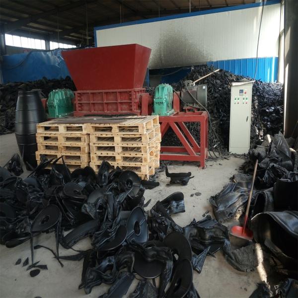Double Shaft Hospital Medical Waste Shredder for Pig Carcass