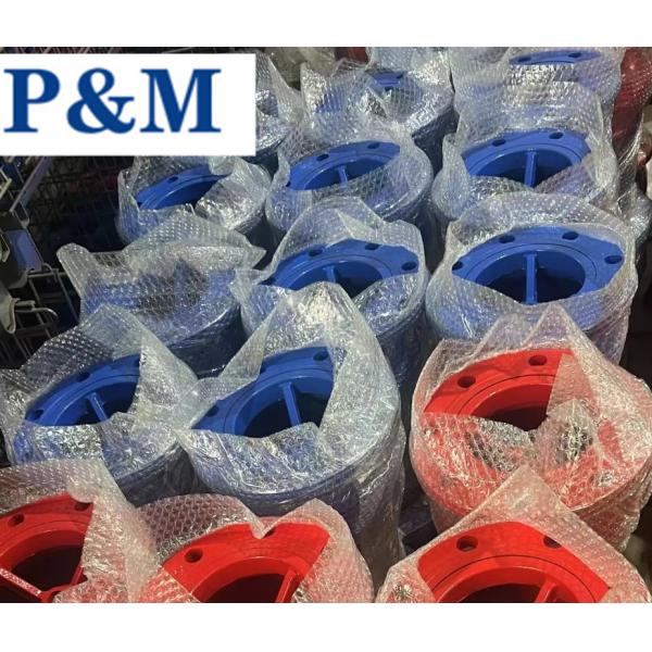 DN100 PN16 GGG50 cast iron flanged foot valve