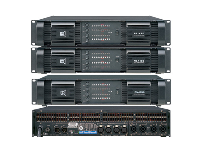 4 Channels Digital Power Amplifier 1300 Watts Stage Audio Switching