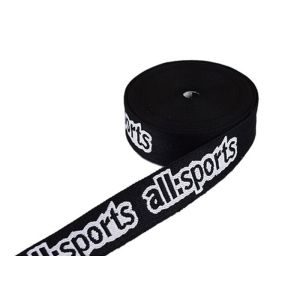 Эластичная резиновая лента одежды Веббинг жаккарда сплетя, шить эластичная резиновая лента для фитнеса