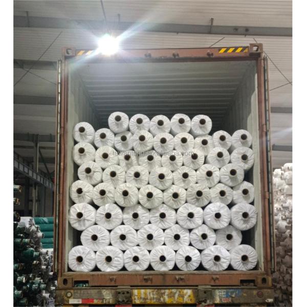 Сертифицированный CE/ISO высокопрочный полифиламентный геотекстиль белого/черного цвета