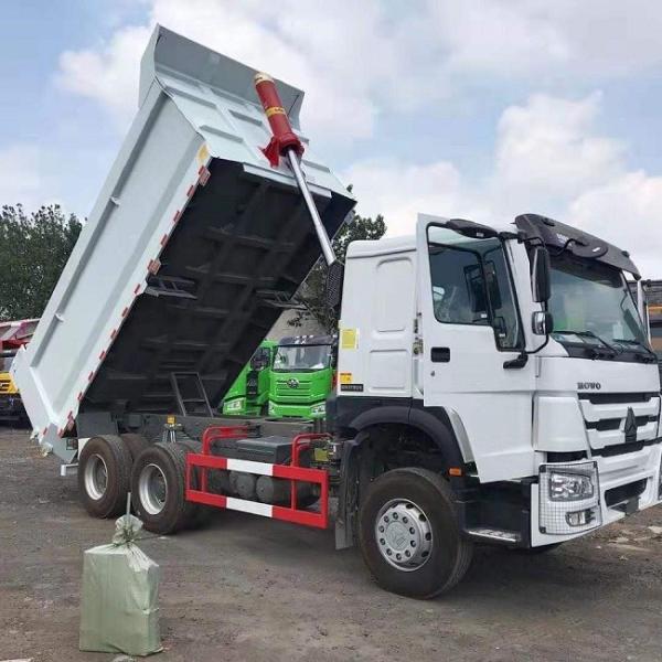 371HP Used Howo Dump Truck , Sinotruk Howo 6x4 Tipper Truck