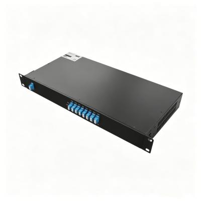Telecom Grade 1RU 16CH CWDM Mux Demux Simplex LC/UPC 1270-1570nm Optical Fiber WDM Module