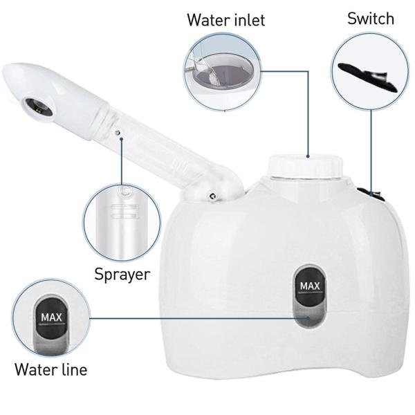 Hotel Ionic Facial Steamer Hot Steam Nourishing Portable SPA Skincare Face 2023 Newest