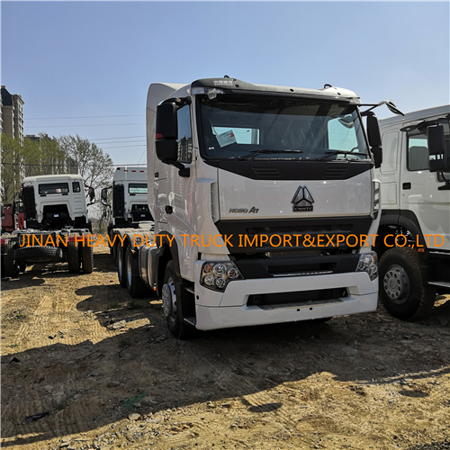 White Sinotruk A7 6x4 Prime Mover Truck Howo 6x4 Tractor Truck