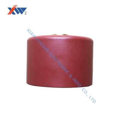12kVDC High Voltage Ceramic Screw Terminal Capacitor 6000pF For Doorknob Mounting