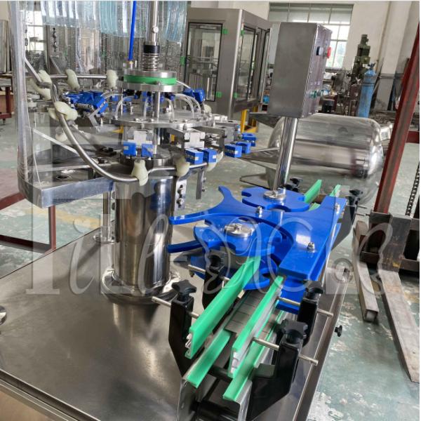 50BPM PET Bottle  Water Filling Machine With 12 Rinsing Heads