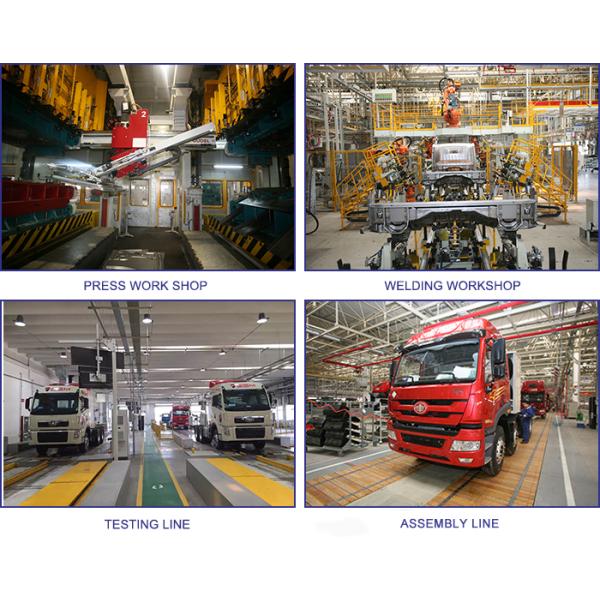 Véhicules utilitaires résistants de tigre de JIEFANG FAW, 4*2 Diesel Cargo Van Truck