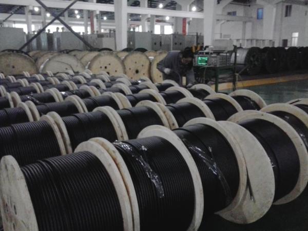 Welded Aluminum Trunk Cable With Messenger QR320  Trunk Cables for CATV