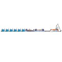 Machine d' extrusion de sangles en PP de 9 mm, machine de fabrication de sangles en PP