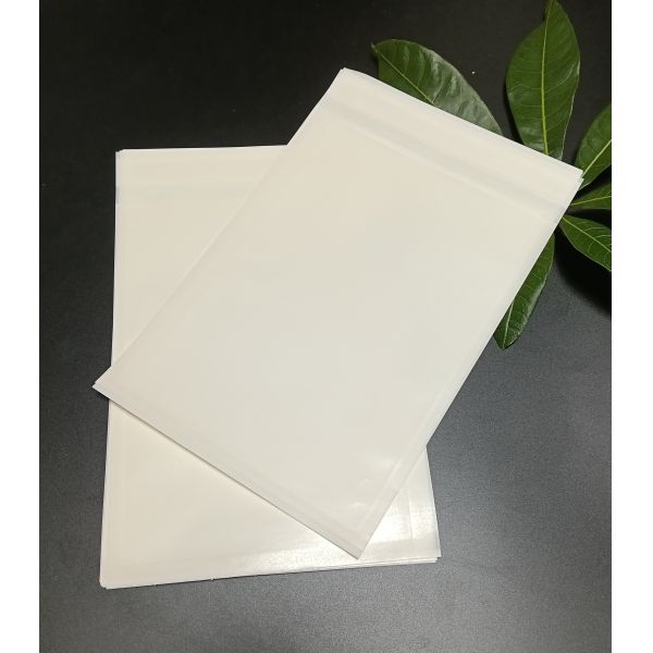 Sacs en papier en verre auto-scellés 100% recyclables avec logo personnalisé Sacs en papier biodégradables