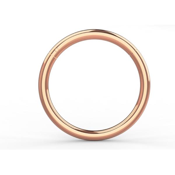 Dimension perçante articulée du classique 6-12mm de nez d'or du segment 18K