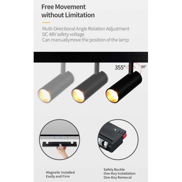Dimmable LED Magnetic Track Light EMC LVD Certificated