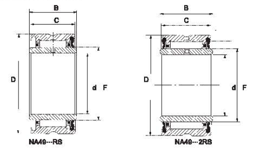 Высокие ролики иглы точности емкости обремененной заботами с высокими динамическими нагрузками