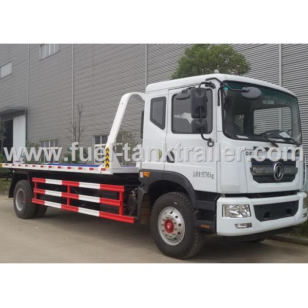 DongFeng Flatbed Tow Truck  3 Cabin Hydraulic Cylinders For Medium Sized Cars